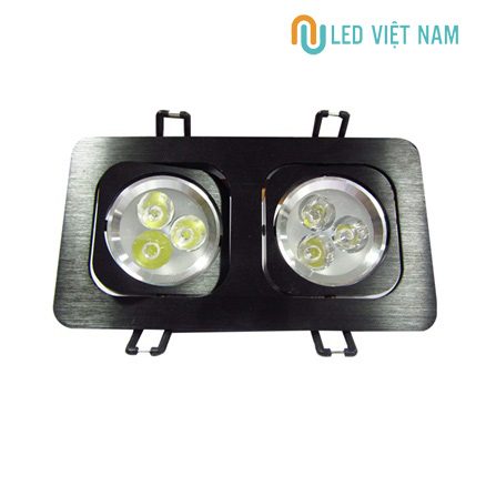 Đèn led spotlight đôi- đèn led chiếu điểm tạo điểm nhấn cho không gian